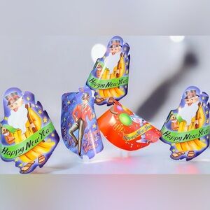 Vintage New Year's Eve party hats